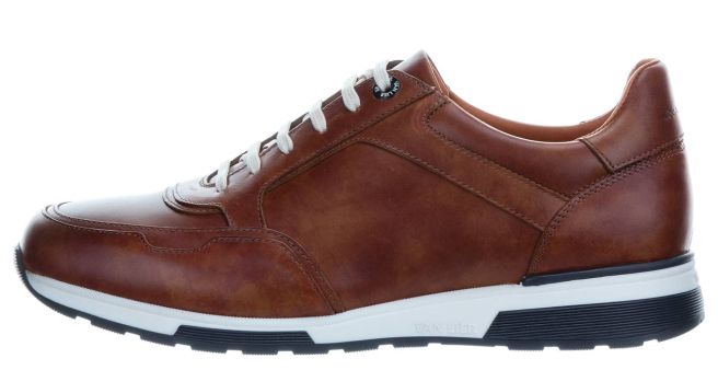 Cognac-Turnschuhe Positano