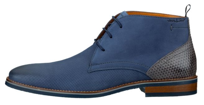 Blauer Amalfi-Schnürschuh