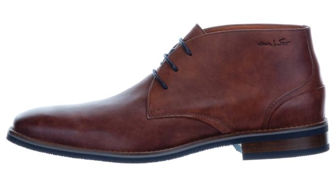 Halbhoher Schnürstiefel Amalfi, cognac